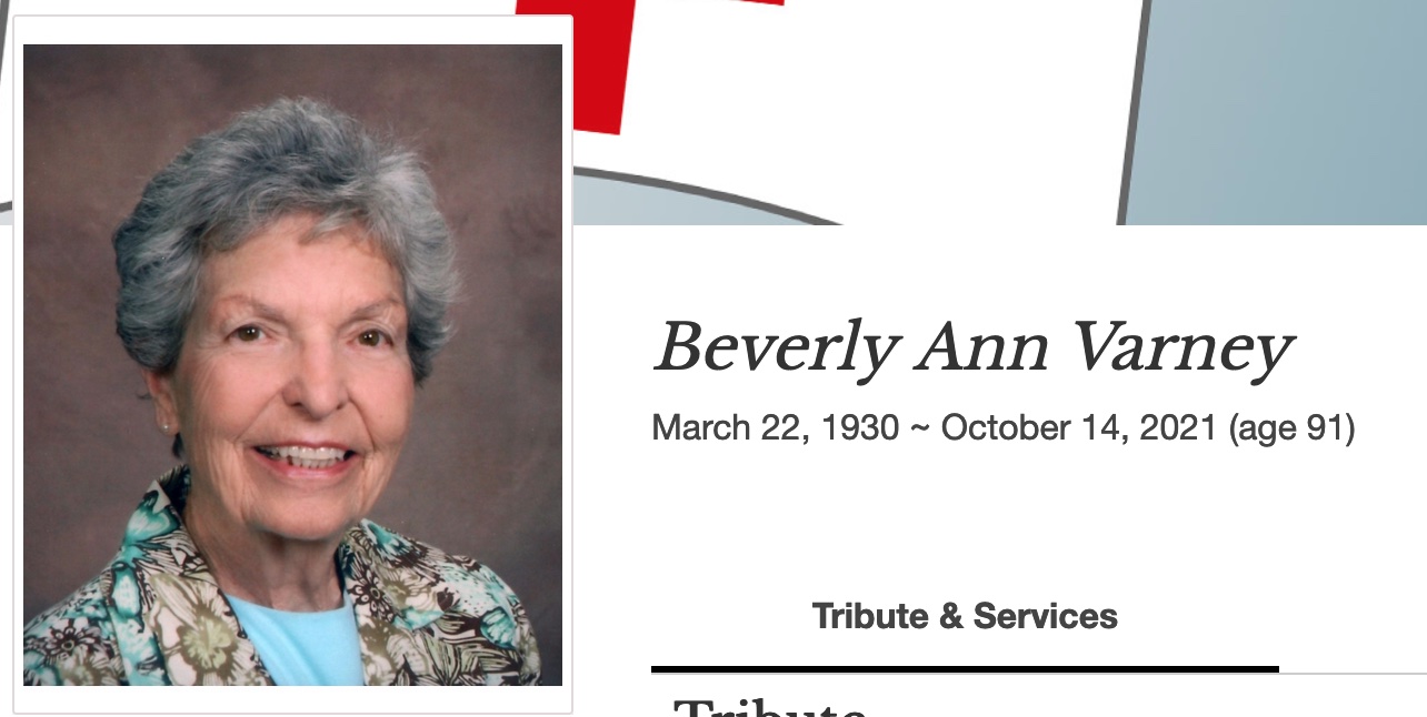 In Memory: Beverly Ann Varney