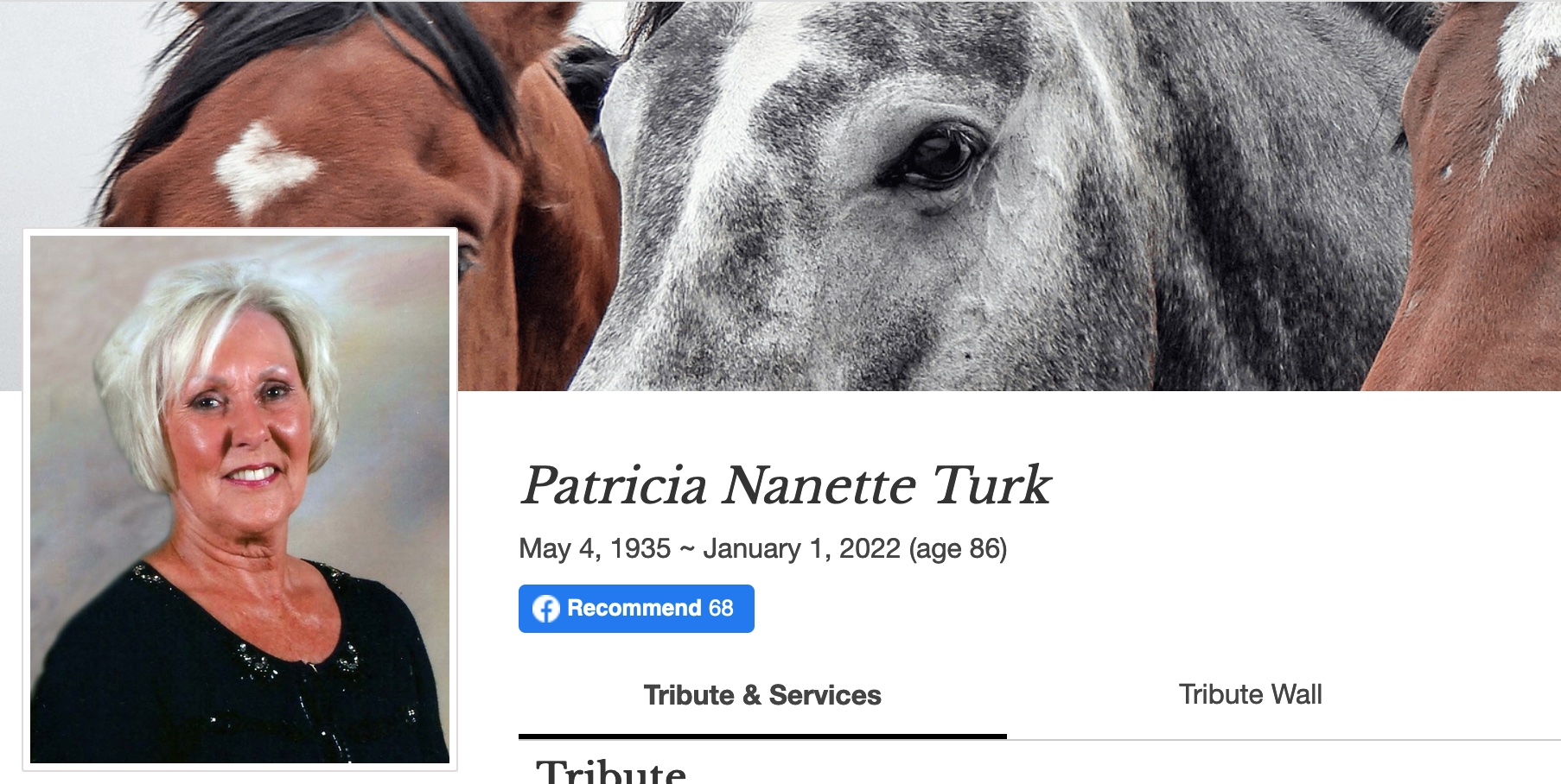 In Memory: Patricia Nanette Turk